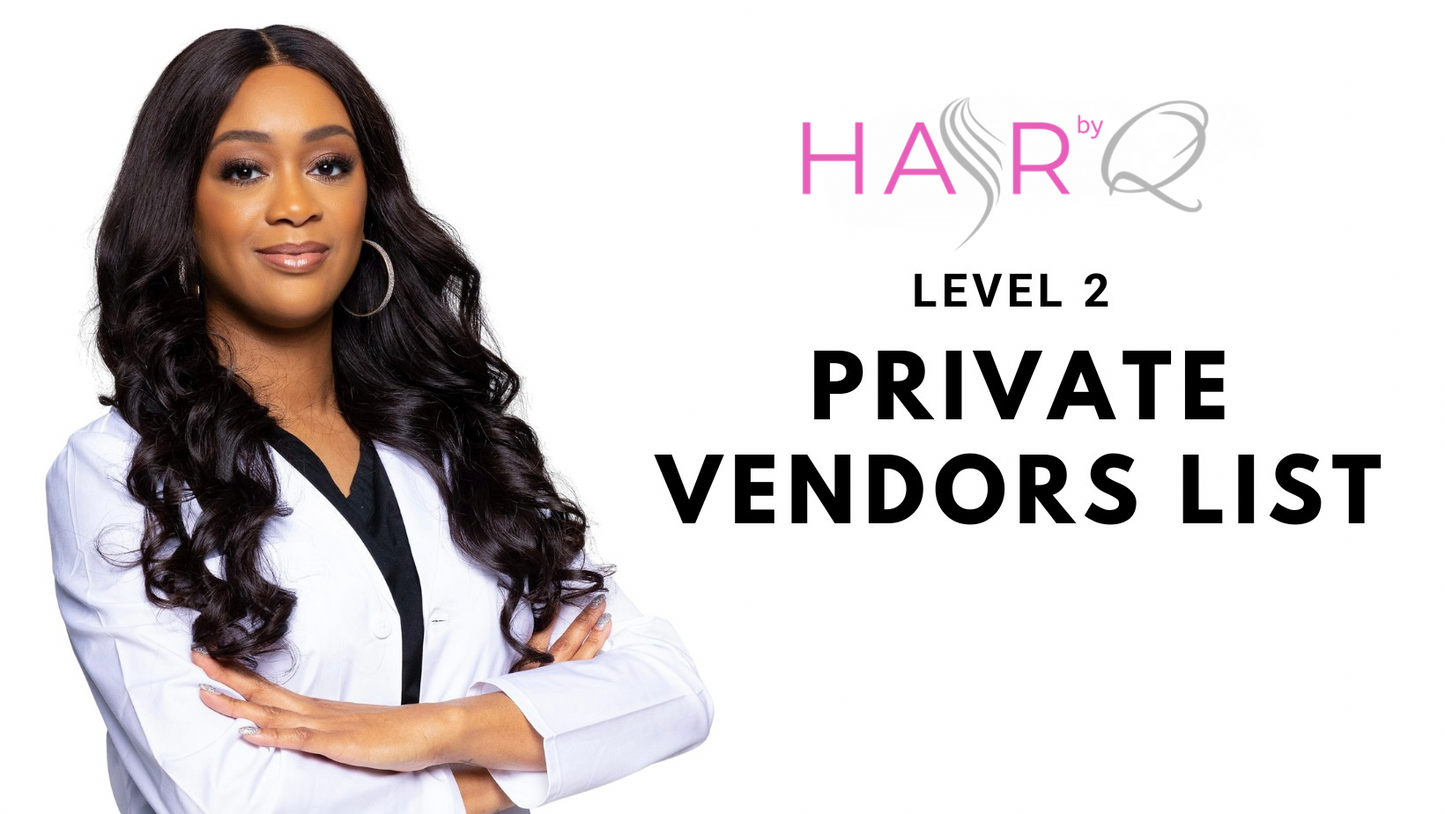 Level 2 (Raw Hair & Product Line/Chemist Vendors)