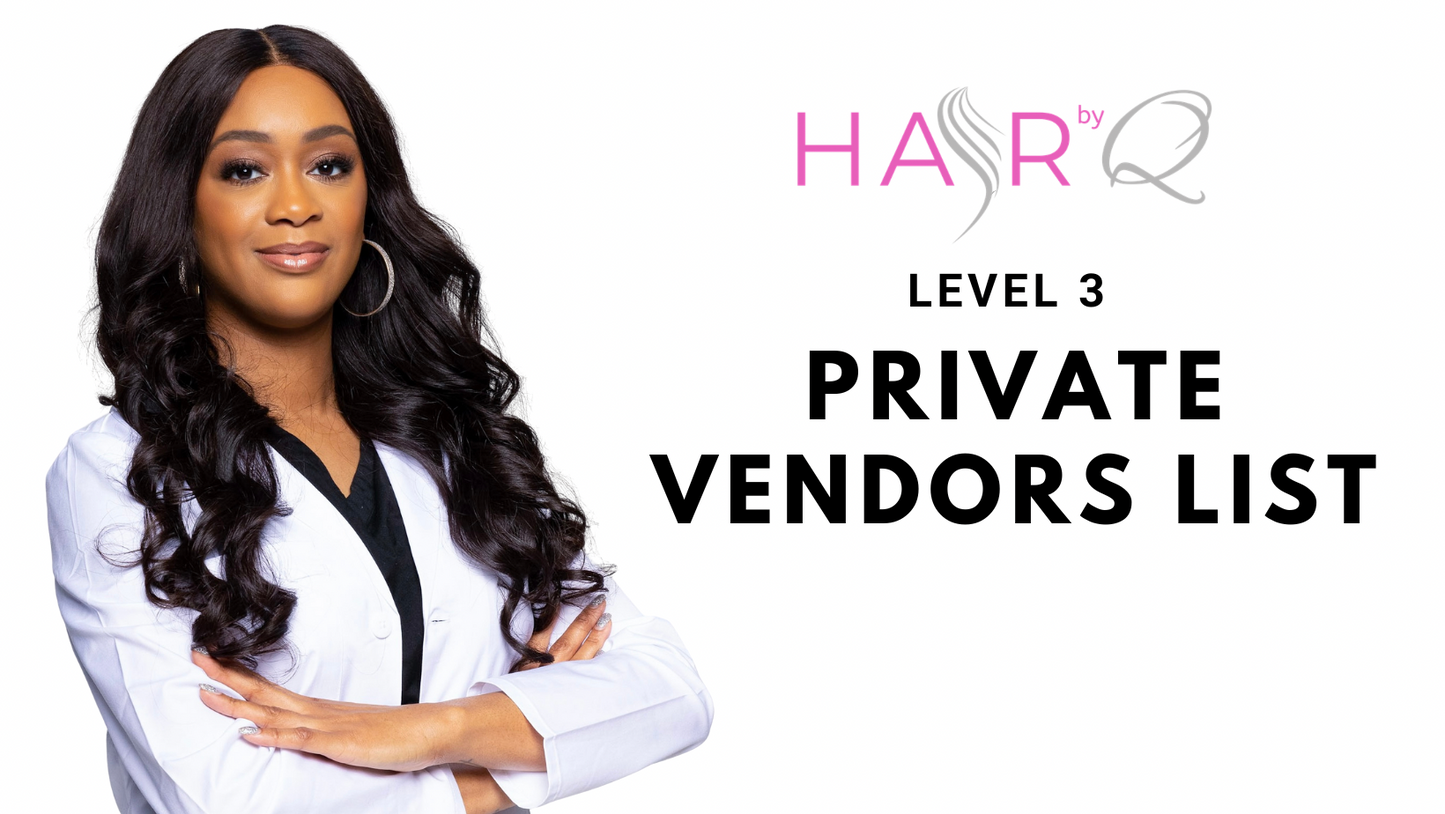 Level 3 (Raw Hair, Products, Tools, Vitamins, Bonnets, etc.)