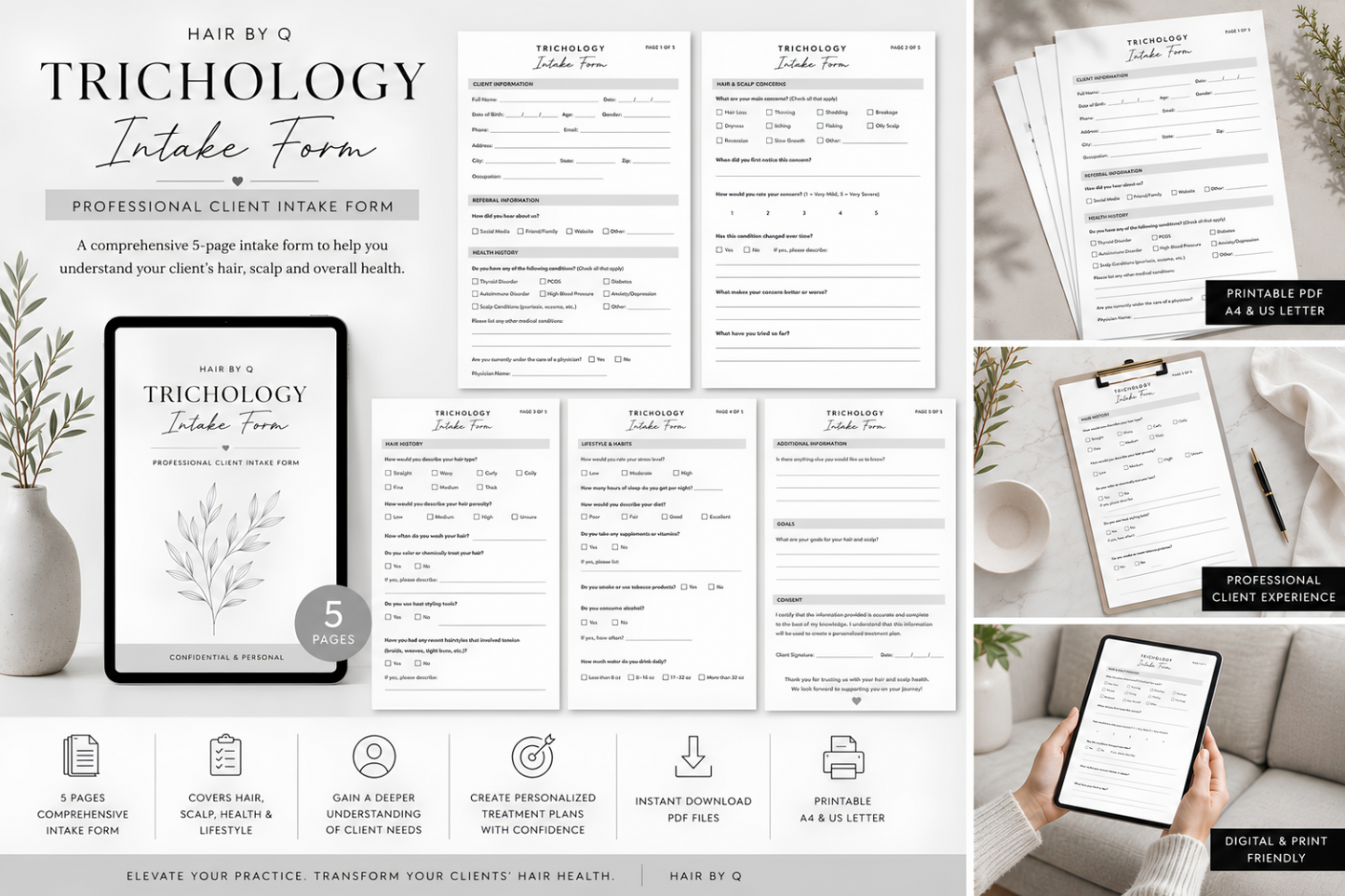 Trichology Intake Form